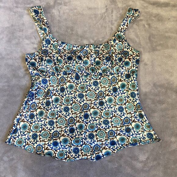 Self Esteem Vintage y2k Satin Milkmaid Tank Top - Picture 2 of 4